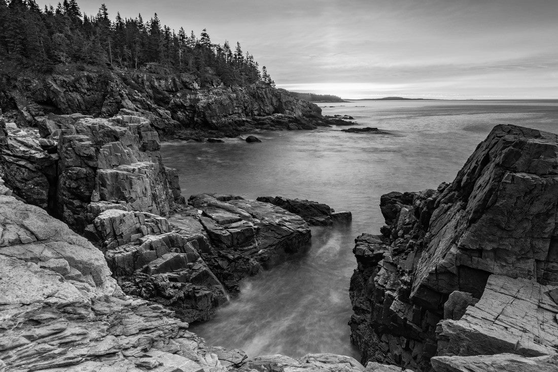 Sunrise over Acadia National Park 2000pc PuzzleBlack and White