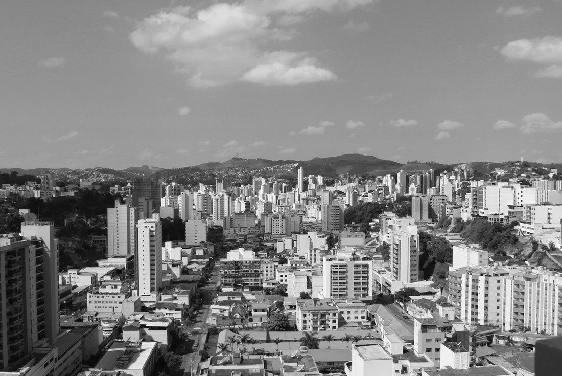 Noah Jigsaw Puzzle Brazil, Minas Gerais, Juiz de Fora in black white 2000 pieces