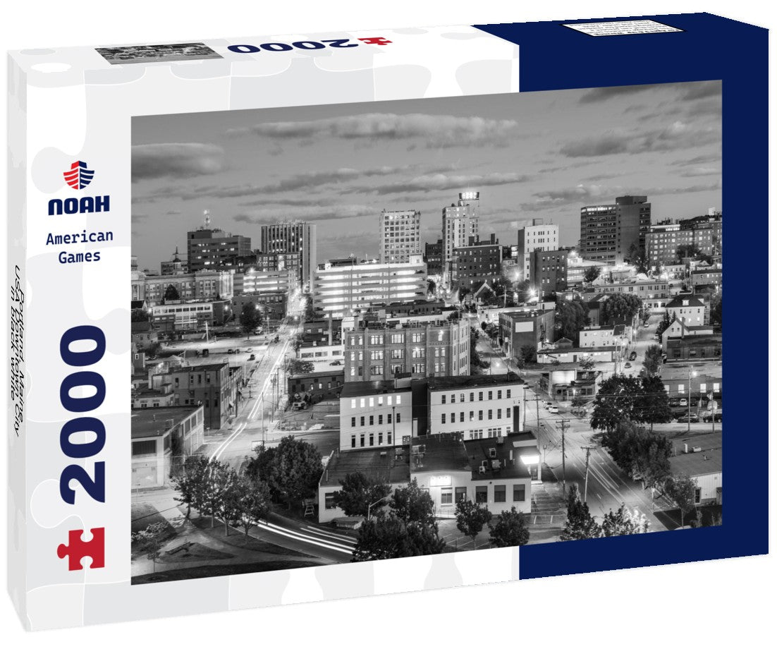 Portland, Maine, USA Downtown City 2000pc PuzzleBlack and White