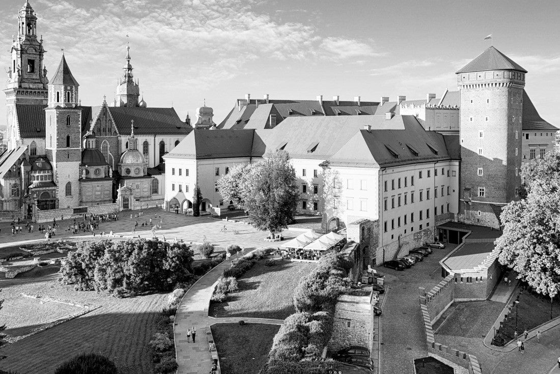 Krakow - Wawel Castle by day 2000pc PuzzleBlack and White