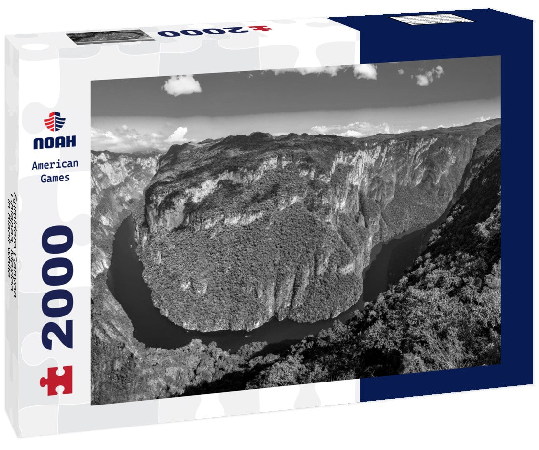 Sumidero Canyon - Chiapas, Mexico 2000pc PuzzleBlack and White