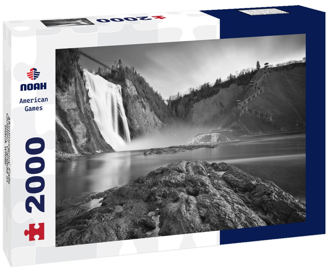 Montmorency Falls, Quebec, Canada 2000pc PuzzleBlack and White