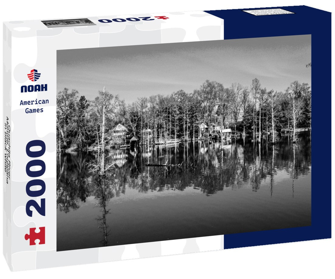Quachita River - Monroe, Louisiana 2000pc PuzzleBlack and White