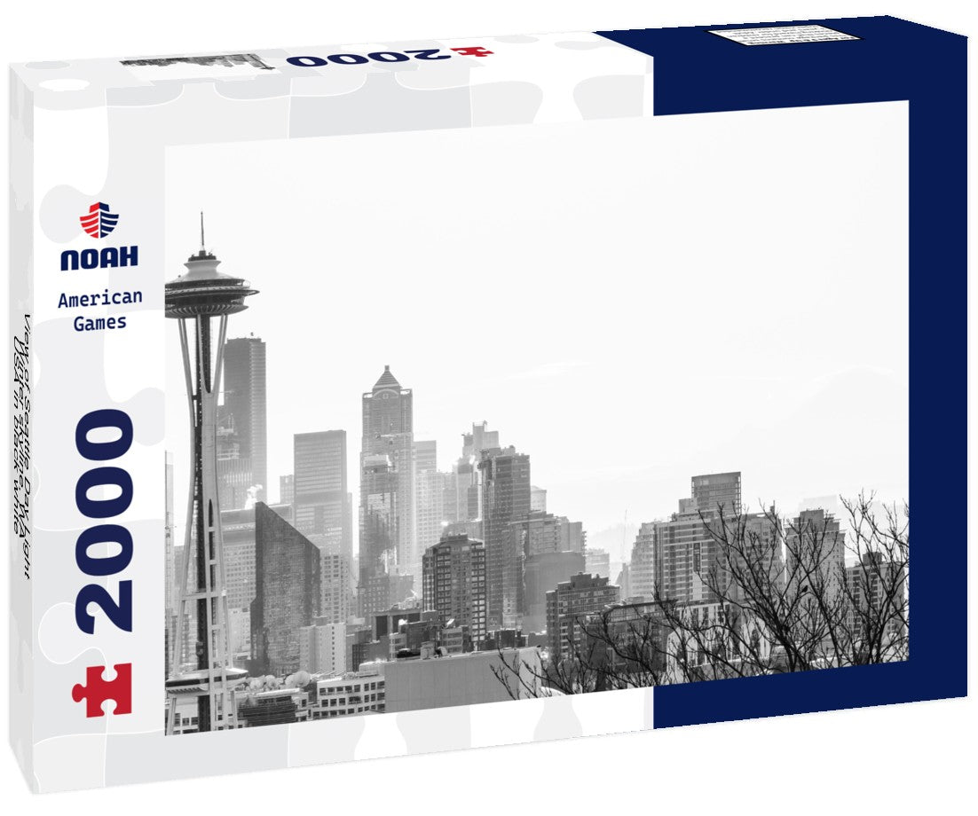 Seattle Day Light Winter skyline, WA, USA 2000pc PuzzleBlack and White