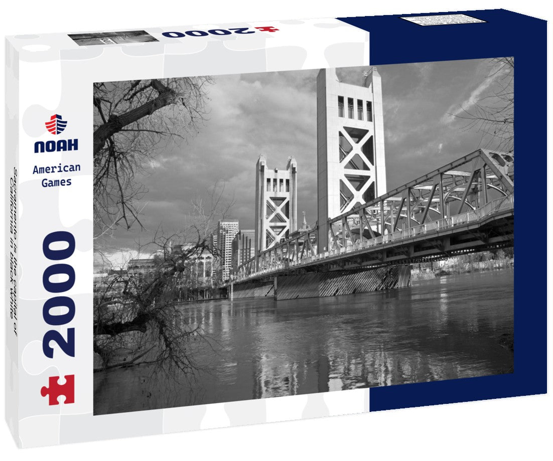 Sacramento is the capital of California 2000pc PuzzleBlack and White