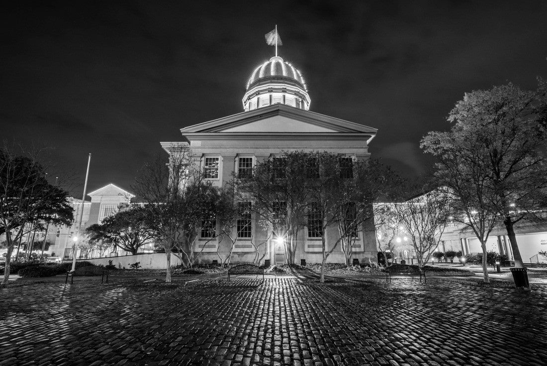 Norfolk, Virginia during a Warm Fall Night 2000pc PuzzleBlack and White