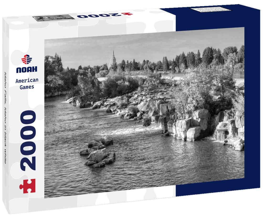Idaho Falls, Idaho 2000pc PuzzleBlack and White