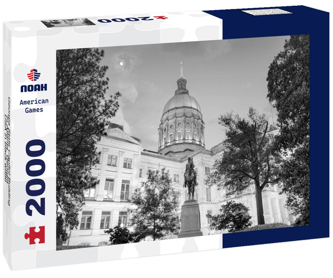 Georgia State Capitol Building in Atlanta, Georgia, USA 2000pc PuzzleBlack and White
