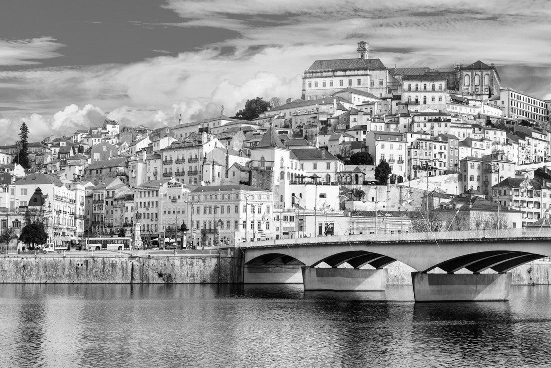 Emblem of Portugal - beautiful city of Coimbra 2000pc PuzzleBlack and White