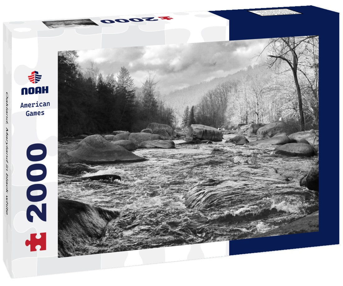 Oakland, Maryland 2000pc PuzzleBlack and White