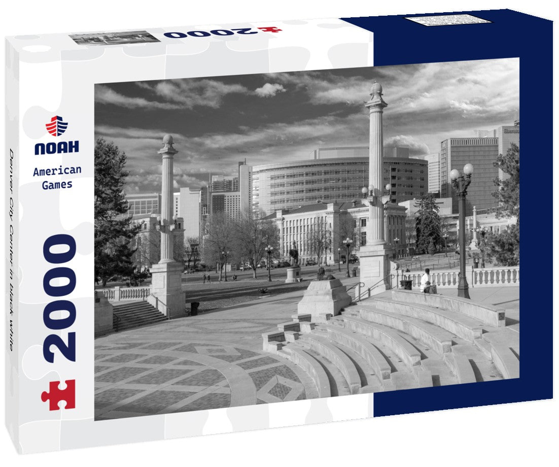 Denver City Center 2000pc PuzzleBlack and White