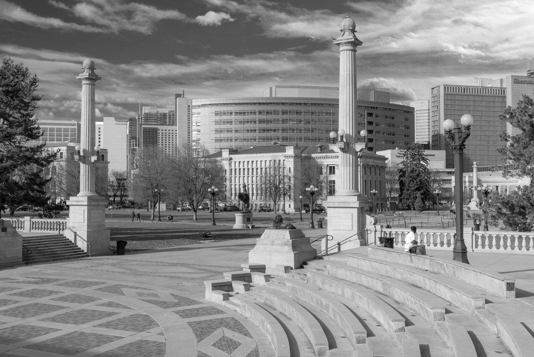 Denver City Center 2000pc PuzzleBlack and White