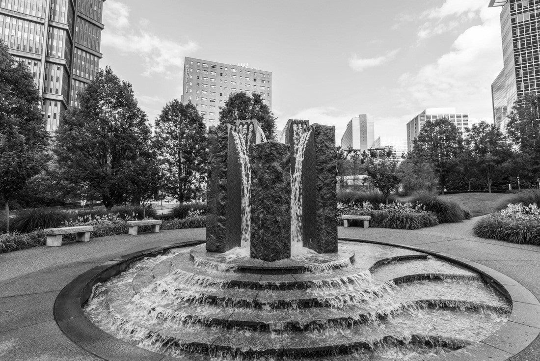 Mellon Green Park in Pittsburgh, Pennsylvania 2000pc PuzzleBlack and White