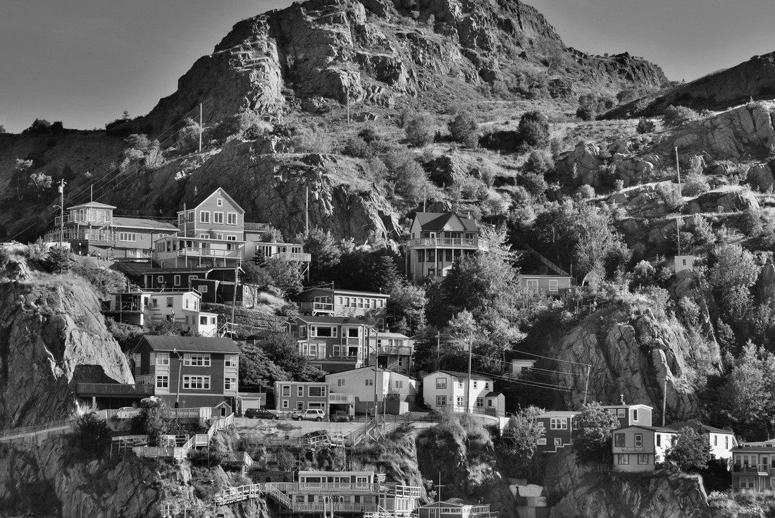 The Battery, St John's, Newfoundland taken at sunrise 2000pc PuzzleBlack and White