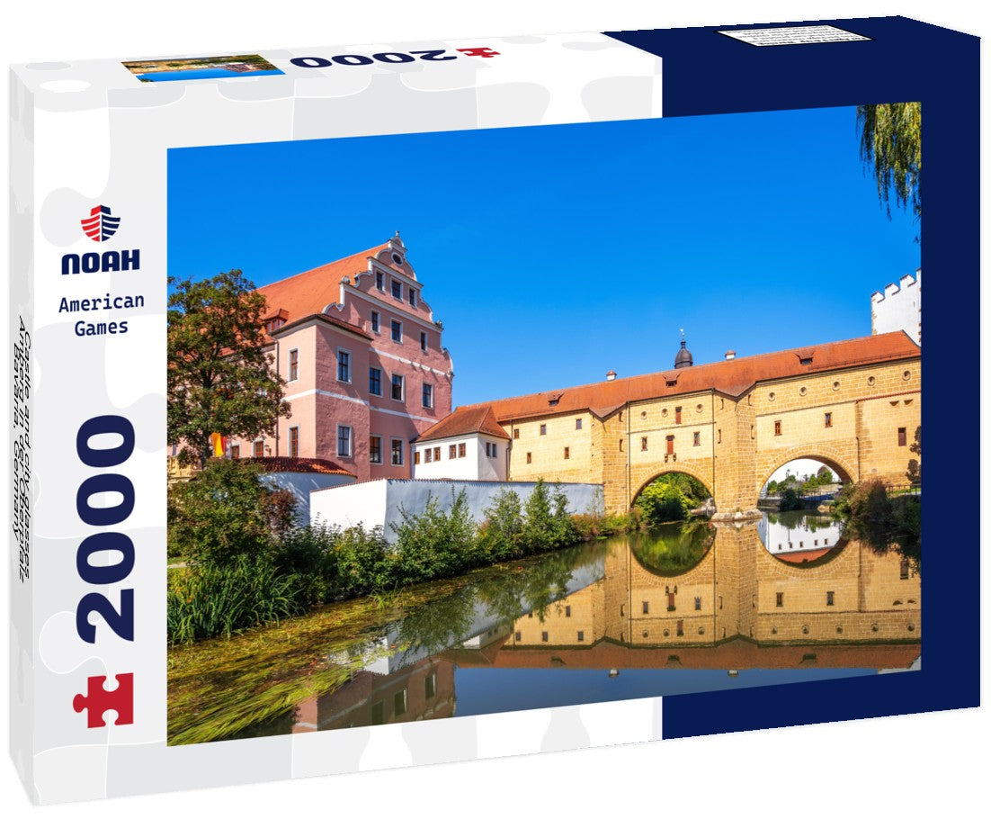 Castle and city glasses, Amberg in der Oberpfalz, Bavaria, Germany 2000pc Puzzle