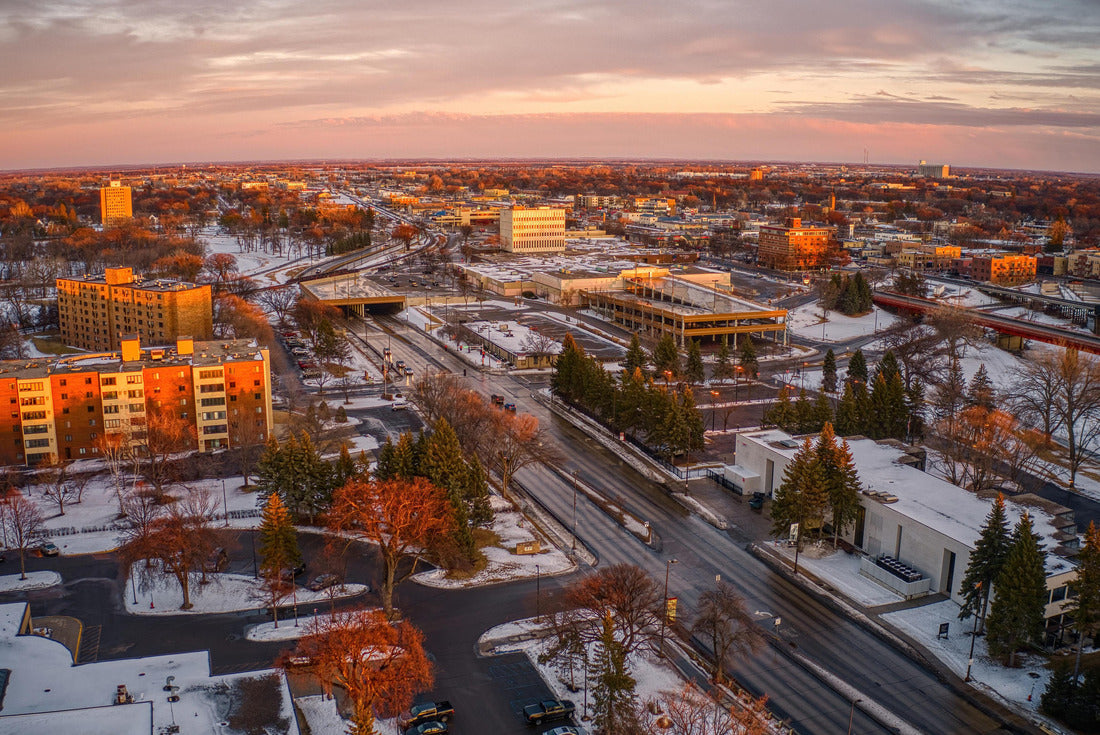 Downtown Moorhead, Minnesota at Dusk 2000pc Puzzle