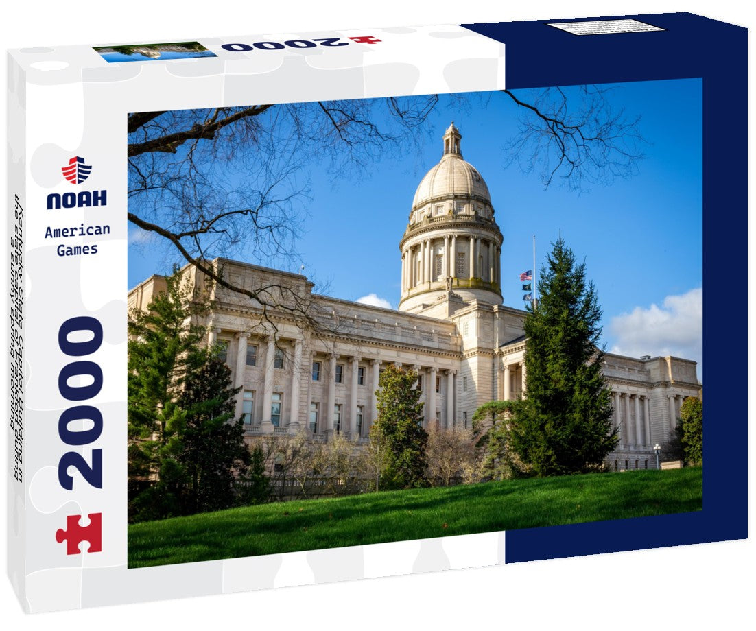 Kentucky State Capitol Building in the state capital of Frankfort during a sunny spring morning 2000pc Puzzle