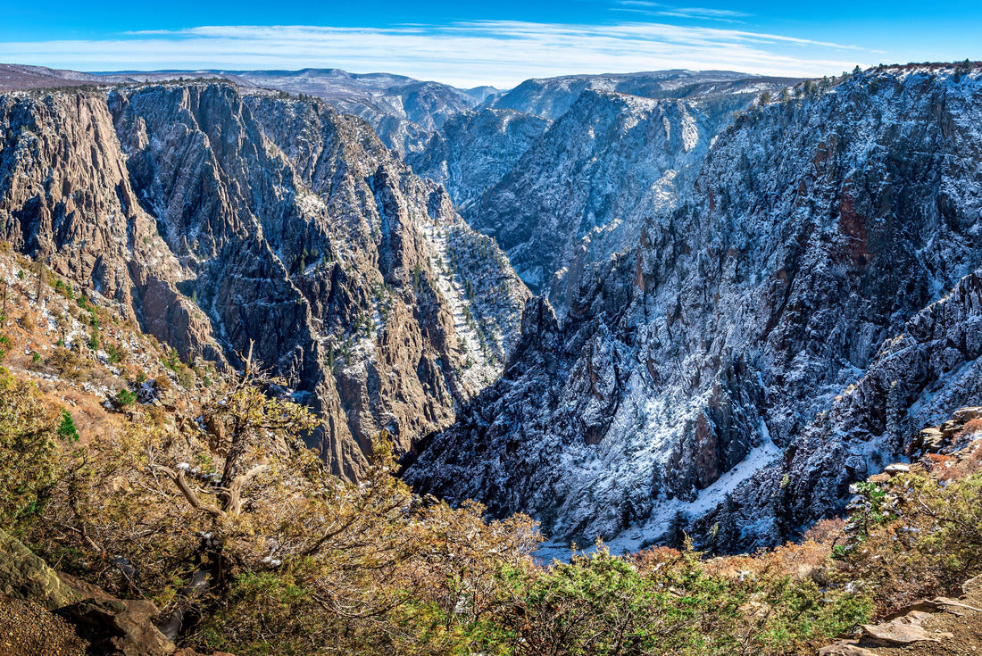 Black Canyon of the Gunnison National Park, Tomichi Point in winter 2000pc Puzzle