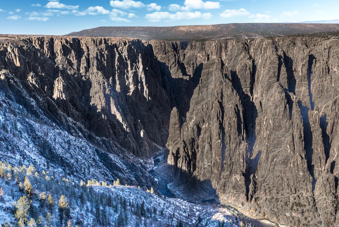 Black Canyon of the Gunnison National Park, South Rim in winter 2000pc Puzzle