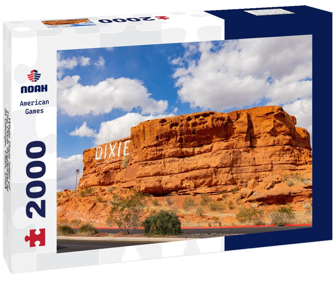 White Dixie letter of The Dixie Sugarloaf at St George, Utah, USA 2000pc Puzzle