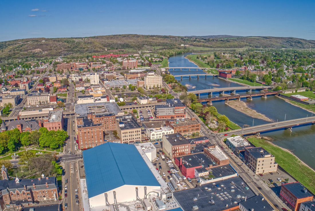 Elmira is a Town in Upstate New York on the Chemung River 2000pc Puzzle