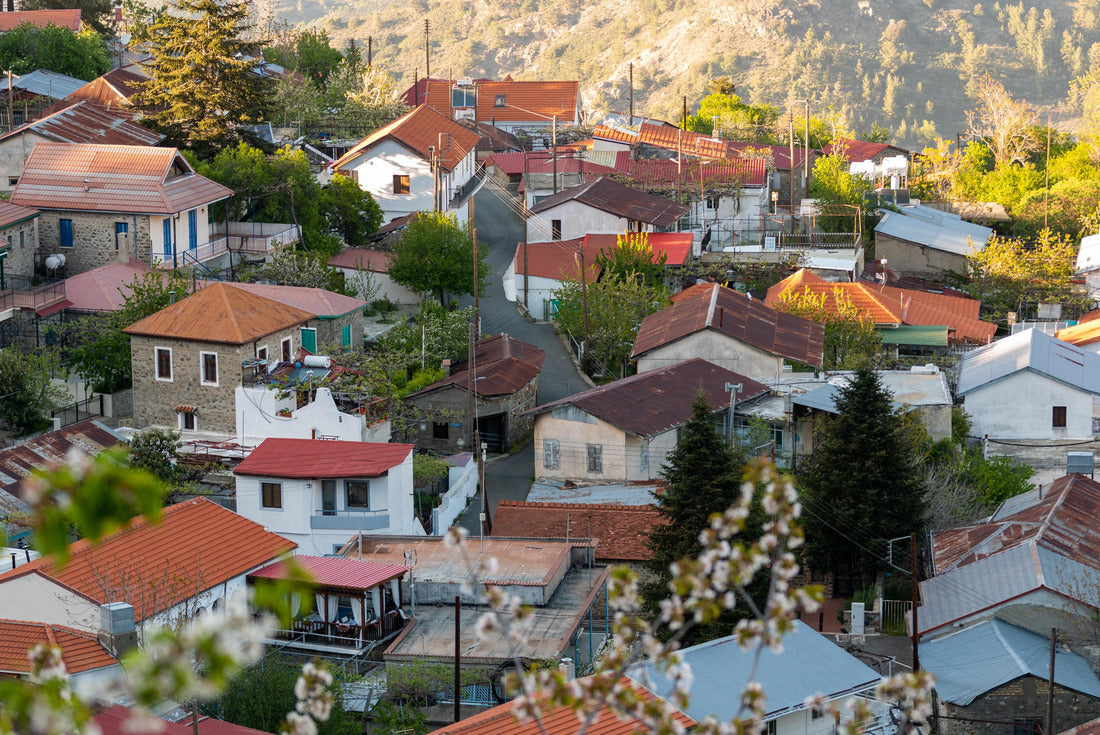 A famous picturesque mountain resort village in the Pedoulas area in the Troodos mountains of Cyprus 2000pc Puzzle