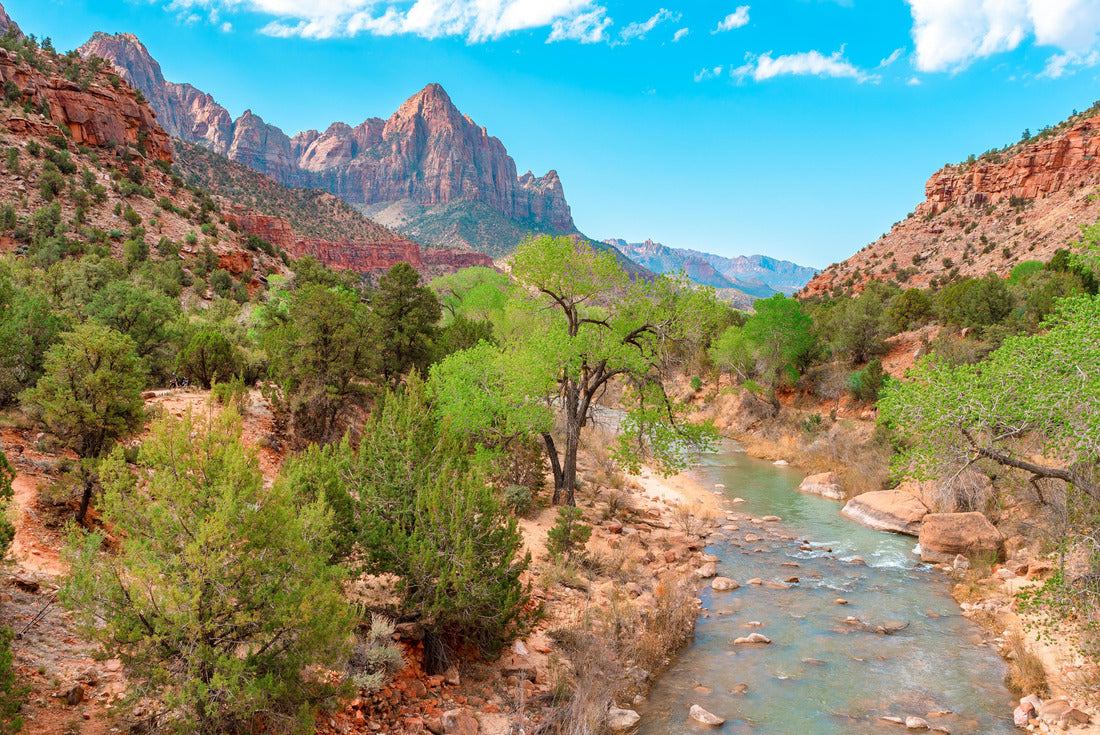 Beautiful landscape of red rocks in Zion National Park, Utah, USA 2000pc Puzzle