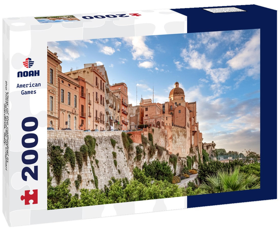 the cathedral in the historic quarter of Cagliari, Sardinia, Italy 2000pc Puzzle
