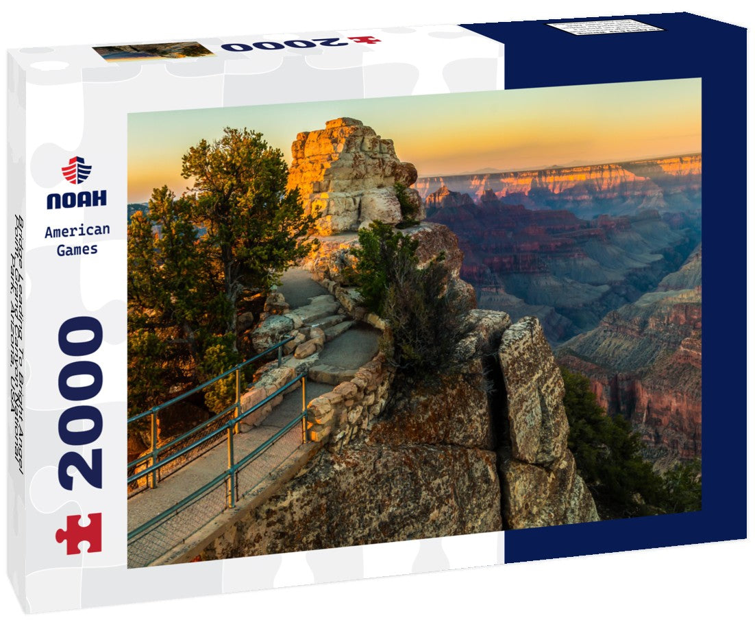 Bridge Leading To Bright Angel Point, Grand Canyon National Park, Arizona, USA 2000pc Puzzle