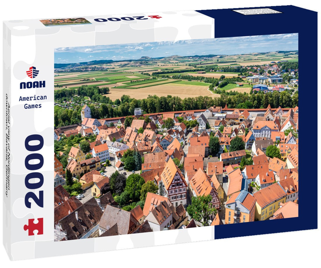 Aerial view of Nordlingen, downtown, Bavaria, Germany 2000pc Puzzle