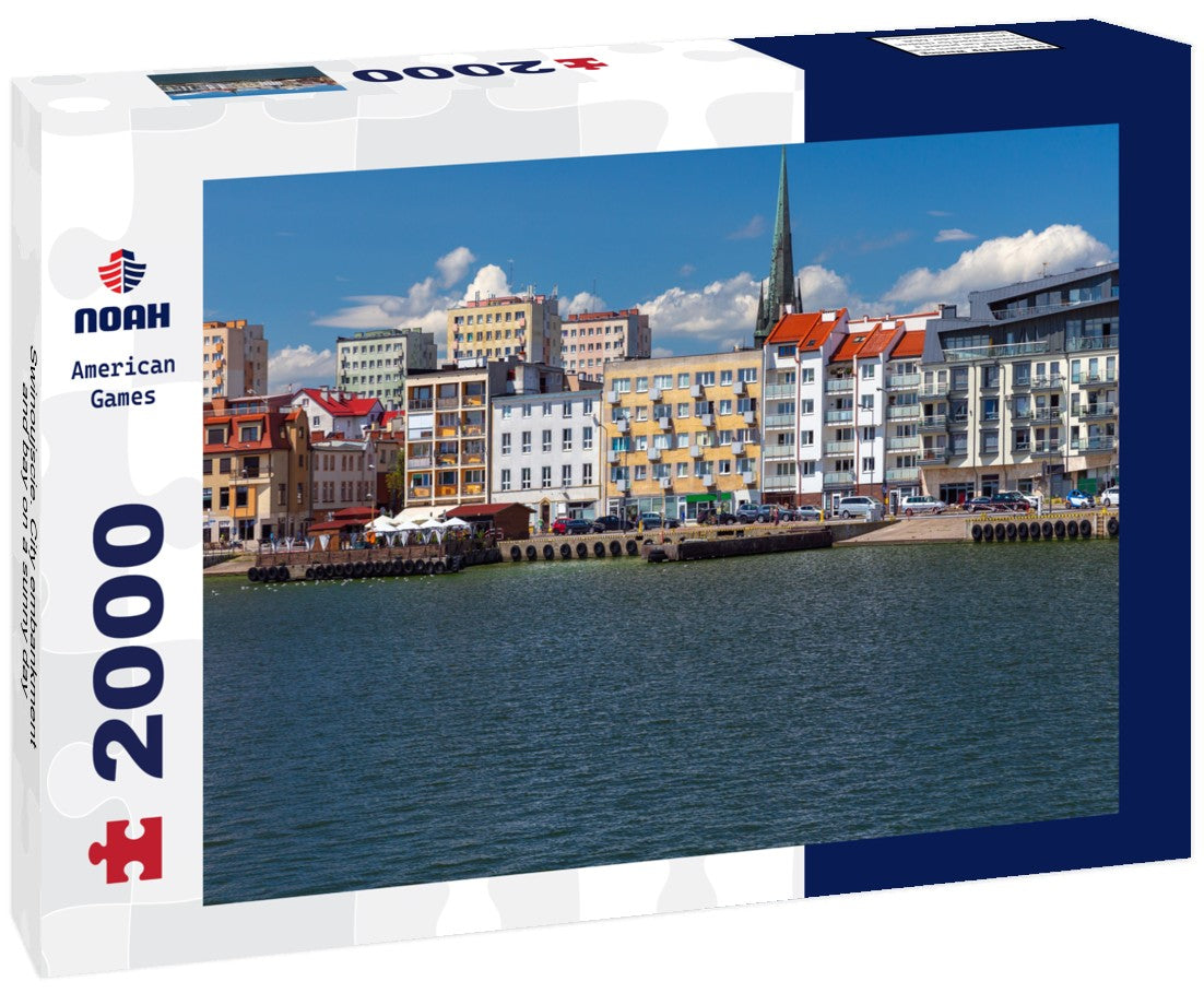 Swinoujscie. City embankment and bay on a sunny day 2000pc Puzzle