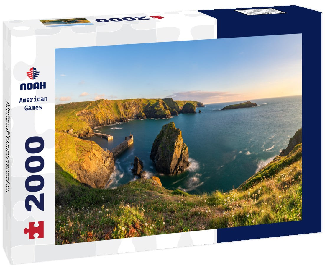 Mullion Cove at sunset in Cornwall, United Kingdom 2000pc Puzzle