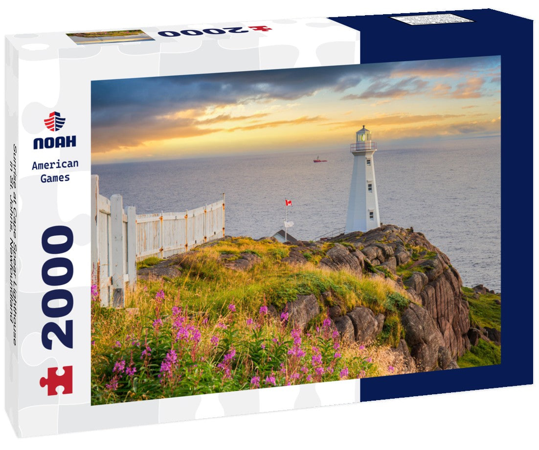 Sunrise at Cape Spear Lighthouse in St. Johns, Newfoundland 2000pc Puzzle