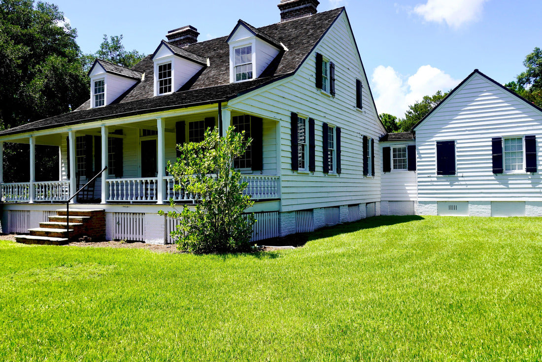 Charles Pinckney National Historic Site, Mount Pleasant, South Carolina: Preserves Charles Pinckney's Snee Farm plantation and country retreat. The Coastal Cottage with full-width front porch 2000pc Puzzle