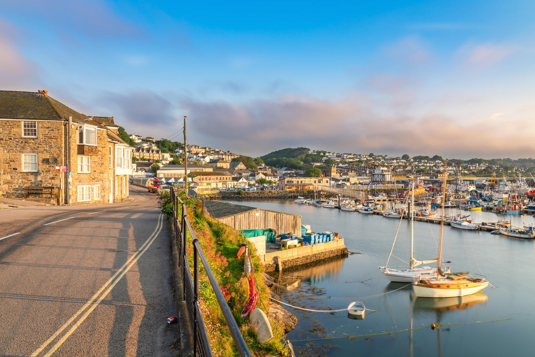 Newlyn harbor town at sunrise in Cornwall. United Kingdom 2000pc Puzzle