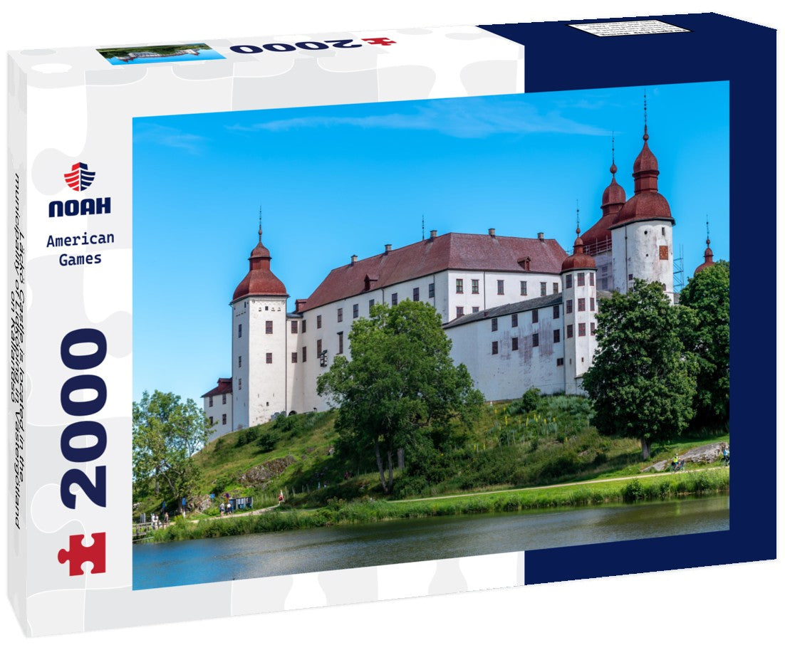 Läckö Castle is located in the municipality of Lidköping in Västergötland on Kållandsö 2000pc Puzzle