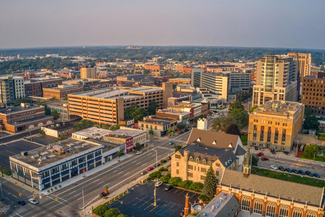 Kalamazoo, Michigan during summer 2000pc Puzzle