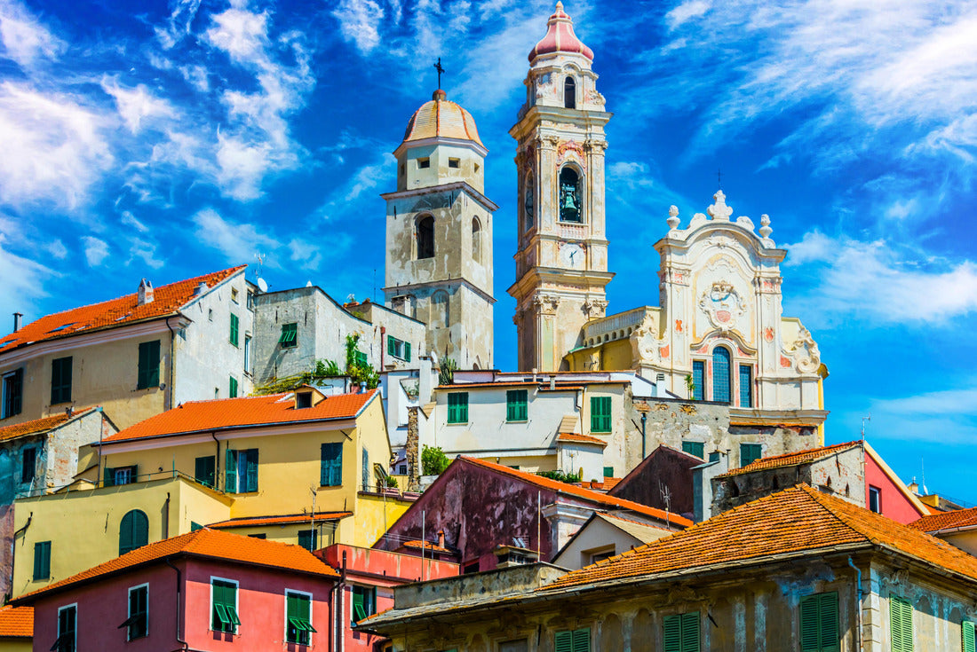 The village of Cervo on the Italian Riviera in the province of Imperia, Liguria, Italy 2000pc Puzzle