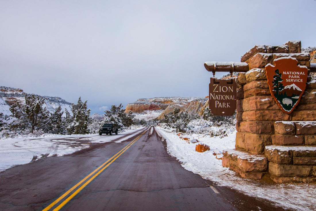 Noah Jigsaw Puzzle Winter in Zion National Park, United States Of America 2000 pieces