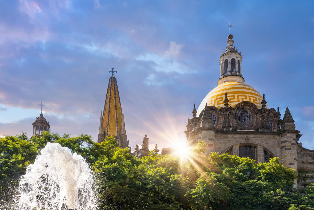 Guadalajara's emblem, the Central Basilica Cathedral, Cathedral of Our Lady of the Assumption, in the historic city center near Plaza de Armas and Liberation Square 2000pc Puzzle