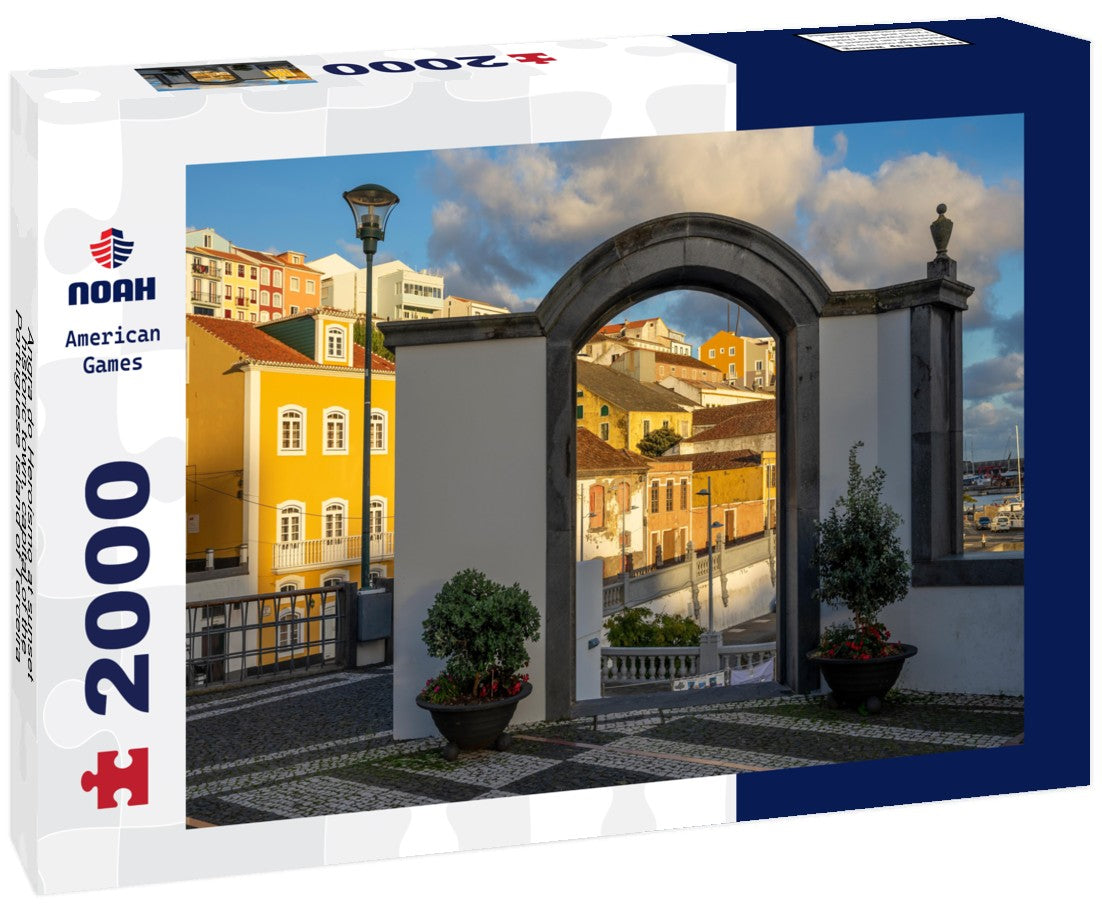 Angra do Heroísmo at sunset, historic town, capital of the Portuguese island of Terceira 2000pc Puzzle