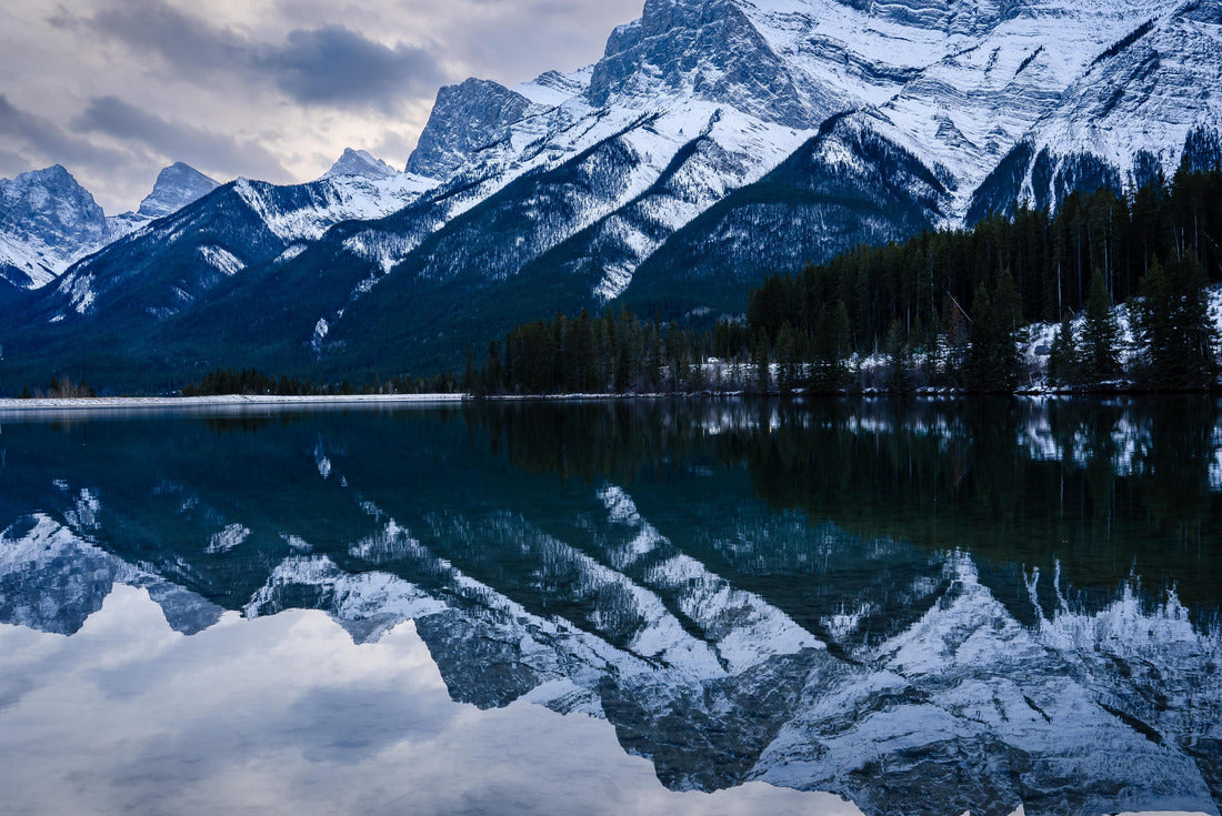 Canadian Rocky Mountains reflection on Grassy Lakes Canmore Alberta 2000pc Puzzle
