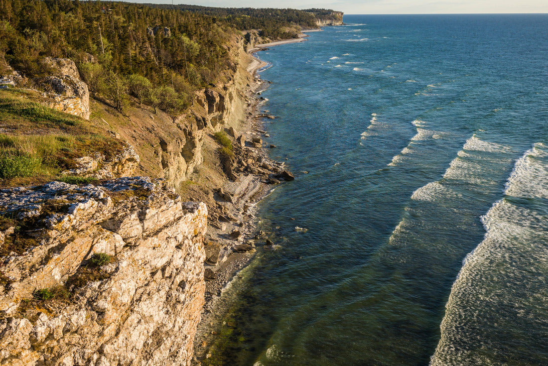 Sweden, Gotland Island, Hogklint, top view of western cliffs 2000pc Puzzle