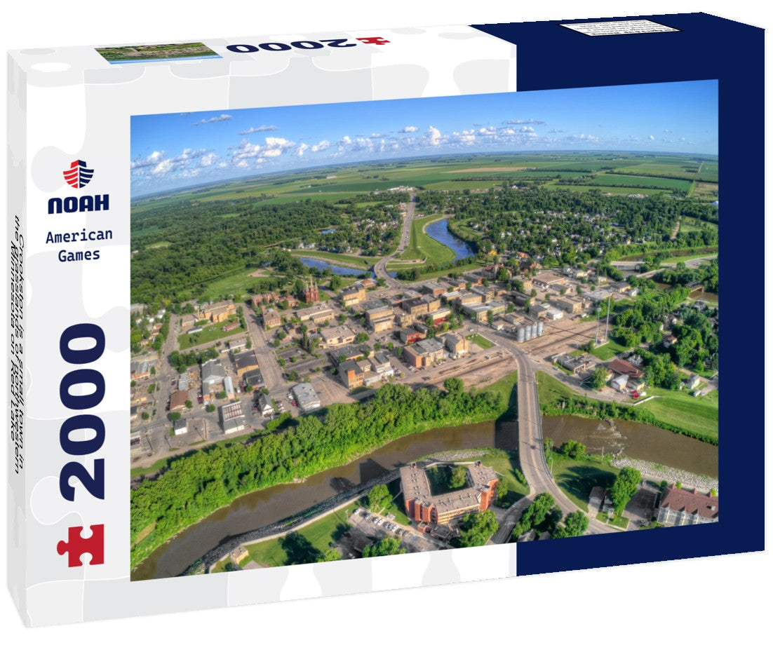Crookston is a small town in the grasslands of northwestern Minnesota on Red Lake 2000pc Puzzle