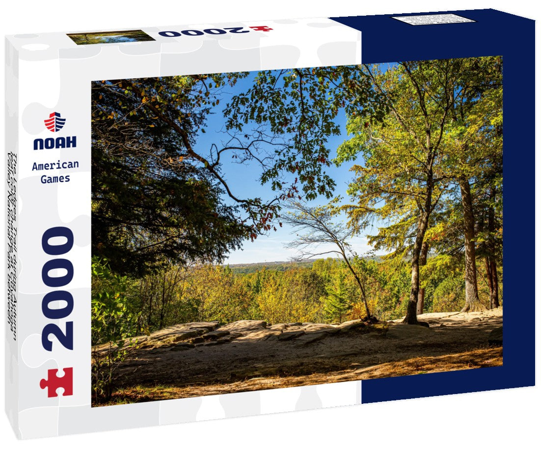 The Ledges Trail during Autumn leaf color change at Cuyahoga Valley National Park between Cleveland and Akron, Ohio 2000pc Puzzle