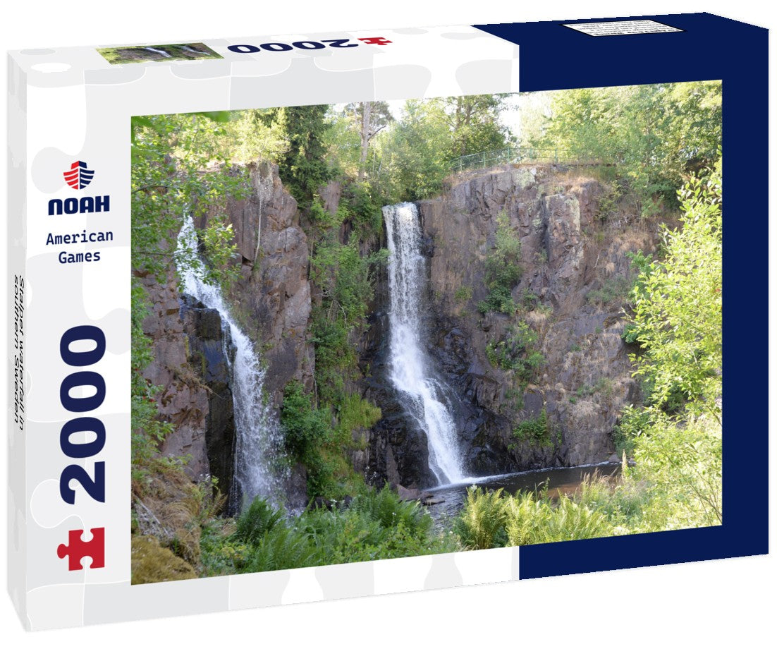 Stalpet waterfall in southern Sweden 2000pc Puzzle