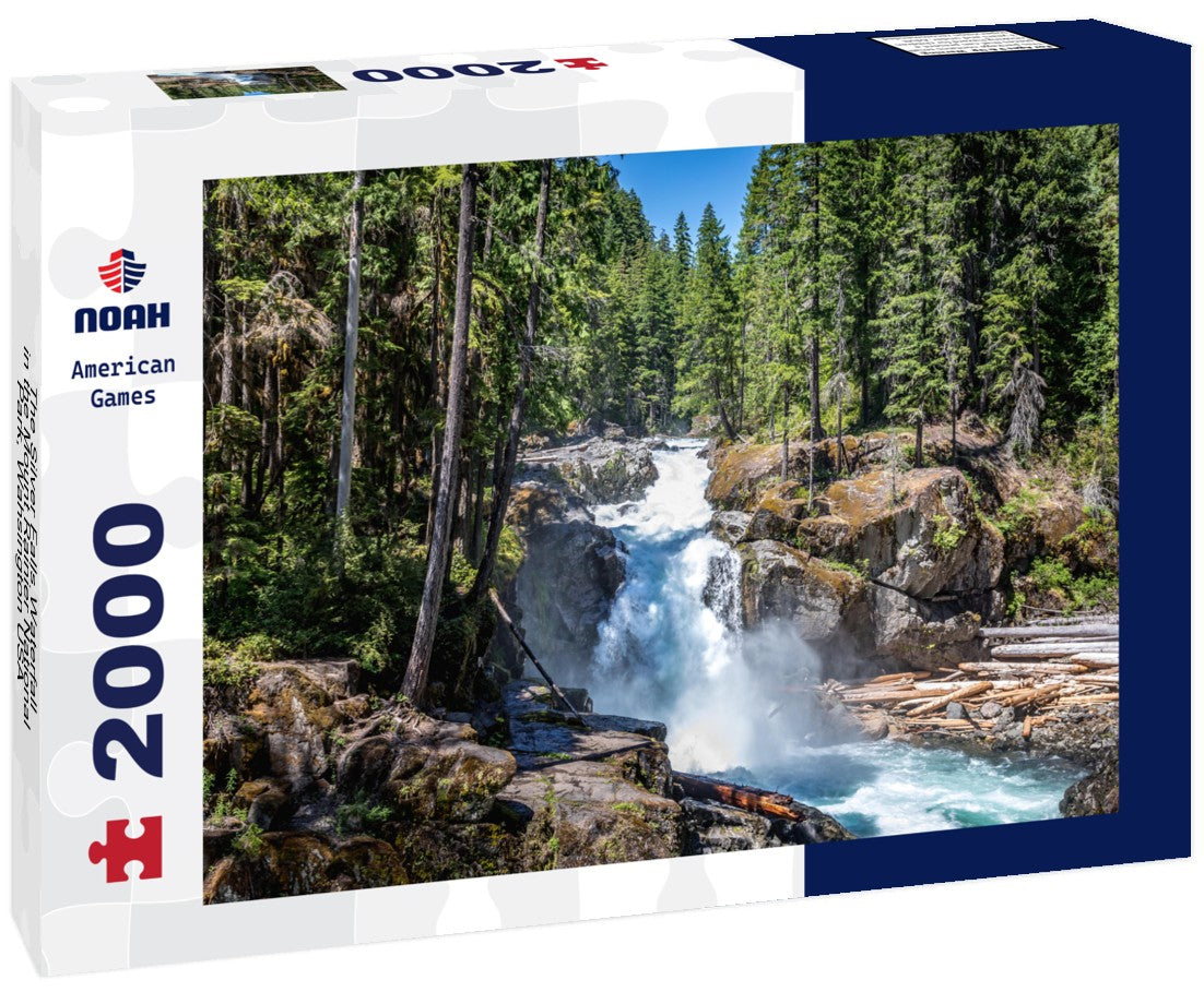 The Silver Falls Waterfall in the Mount Rainier National Park, Wahsington USA 2000pc Puzzle