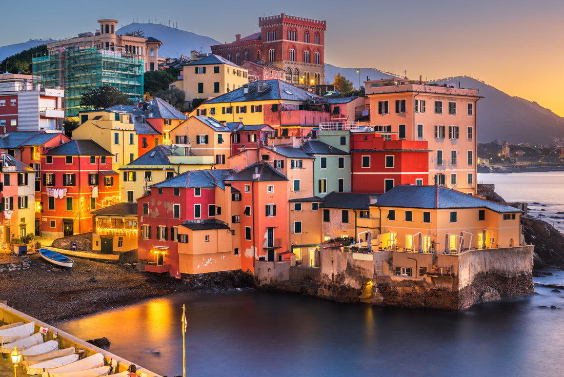 The old fishing village of Boccadasse, Genoa, Italy at dawn 2000pc Puzzle