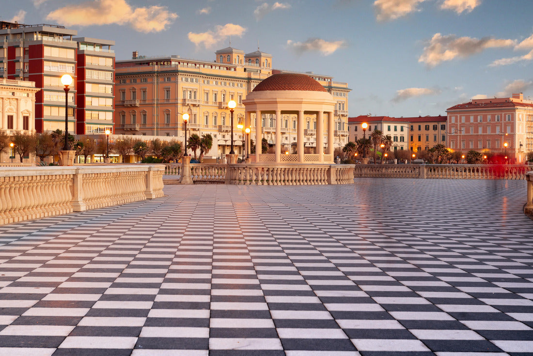 Terrazza Mascagni in Livorno, Italy at sunset 2000pc Puzzle