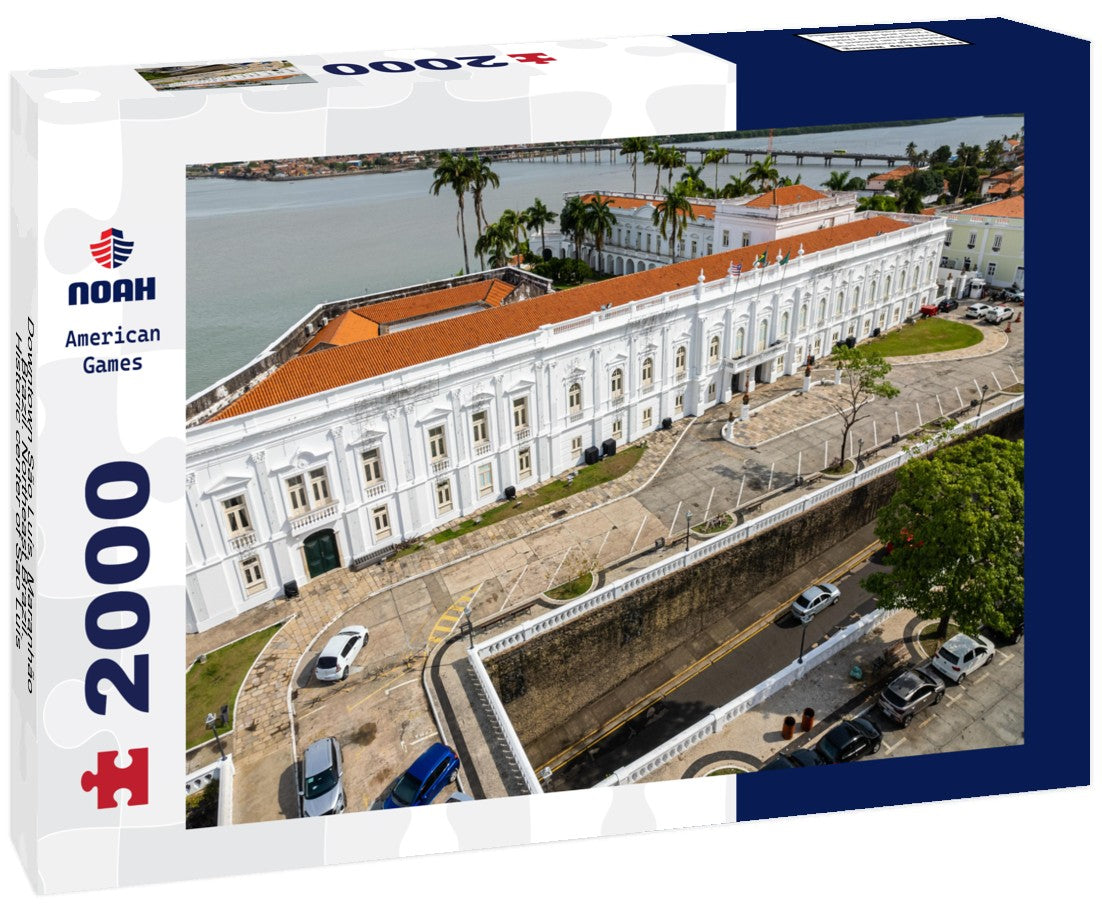 Downtown São Luís, Maranhão, Brazil. Northeast Brazil. Historic center of Sao Luís, Maranhão 2000pc Puzzle